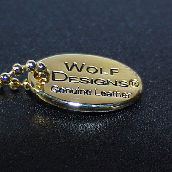 FINAL SALE PRICE Wolf Designs 4 Pc. Black Leather Watch Case - Picture 3 of 5